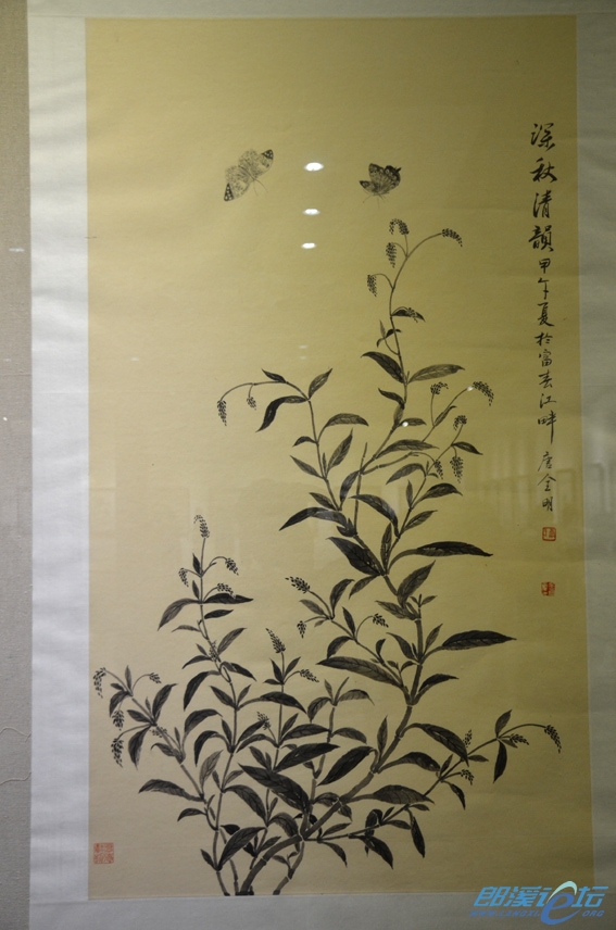 唐全明 花鸟画展在叶浅予艺术馆展出 胥河墨韵,郎溪论坛,郎溪